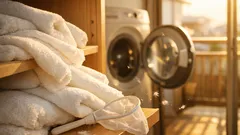 新品タオルは最初の1回で決まる、吸水性が上がる洗い方と干し方