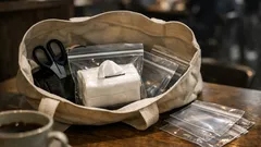 100均のチャック付き袋でポケットティッシュが破れない持ち歩き術